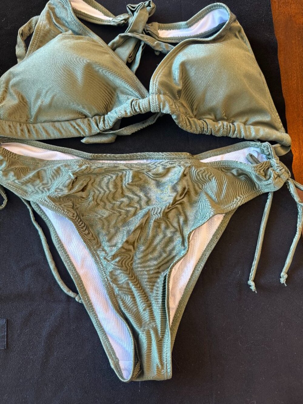 Olive Green Bikini in Size L